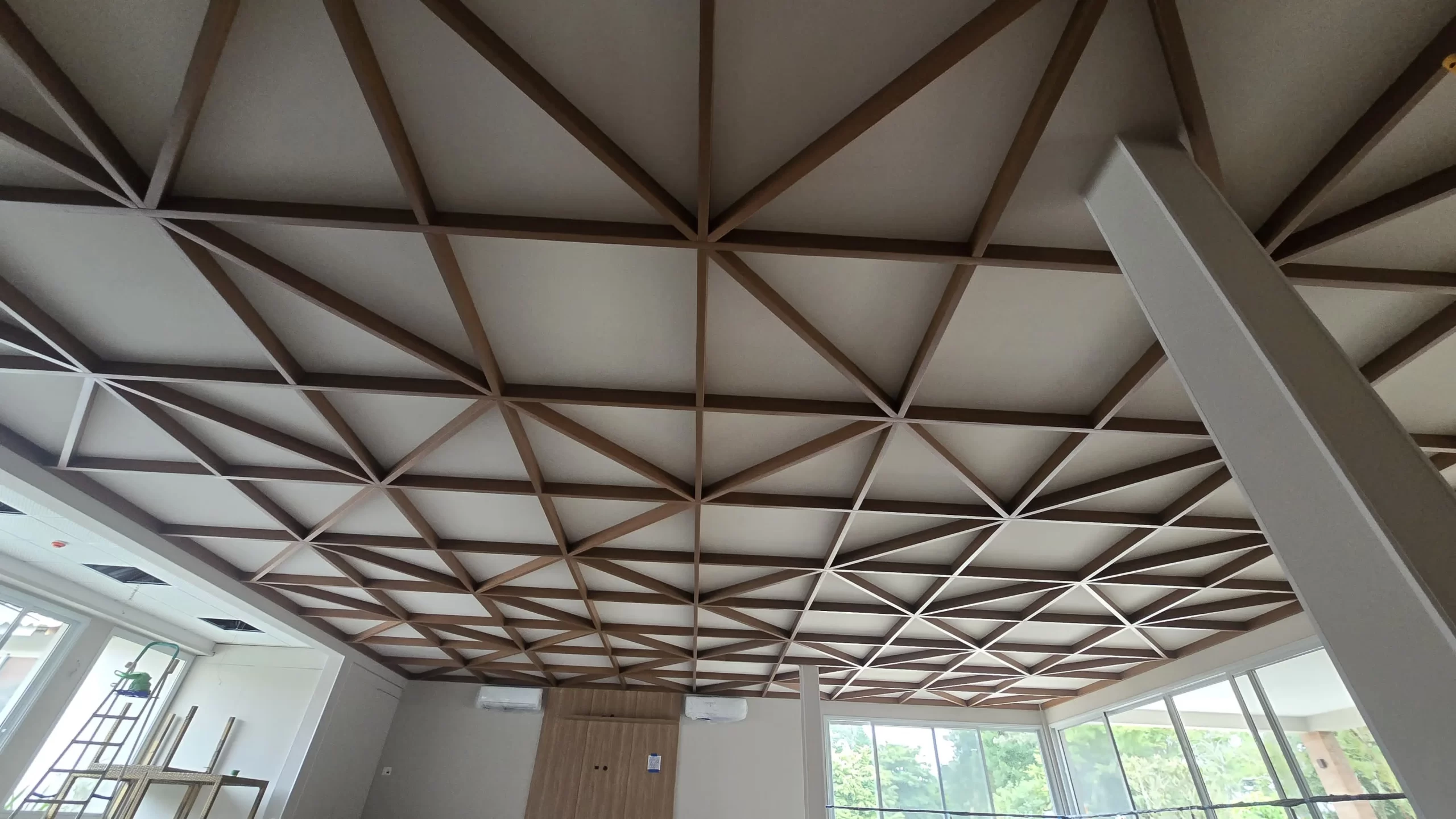 Detalhe decorativo em gesso drywall